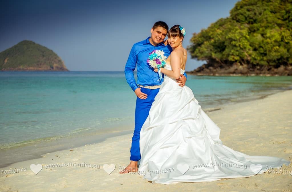 Свадьба A&S на острове рядом с Пхукетом