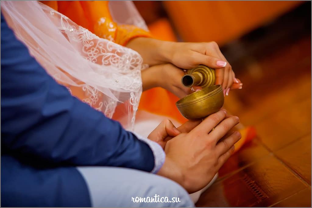 Blessing from the monks on Koh Samui