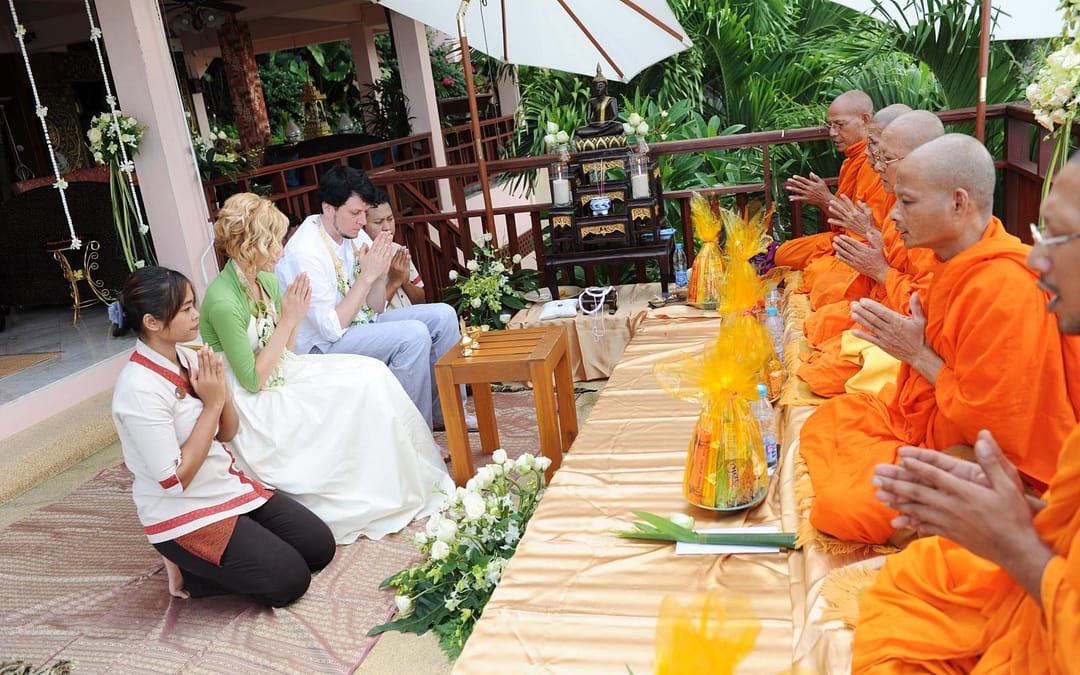 Церемонии в  тайской свадьбе