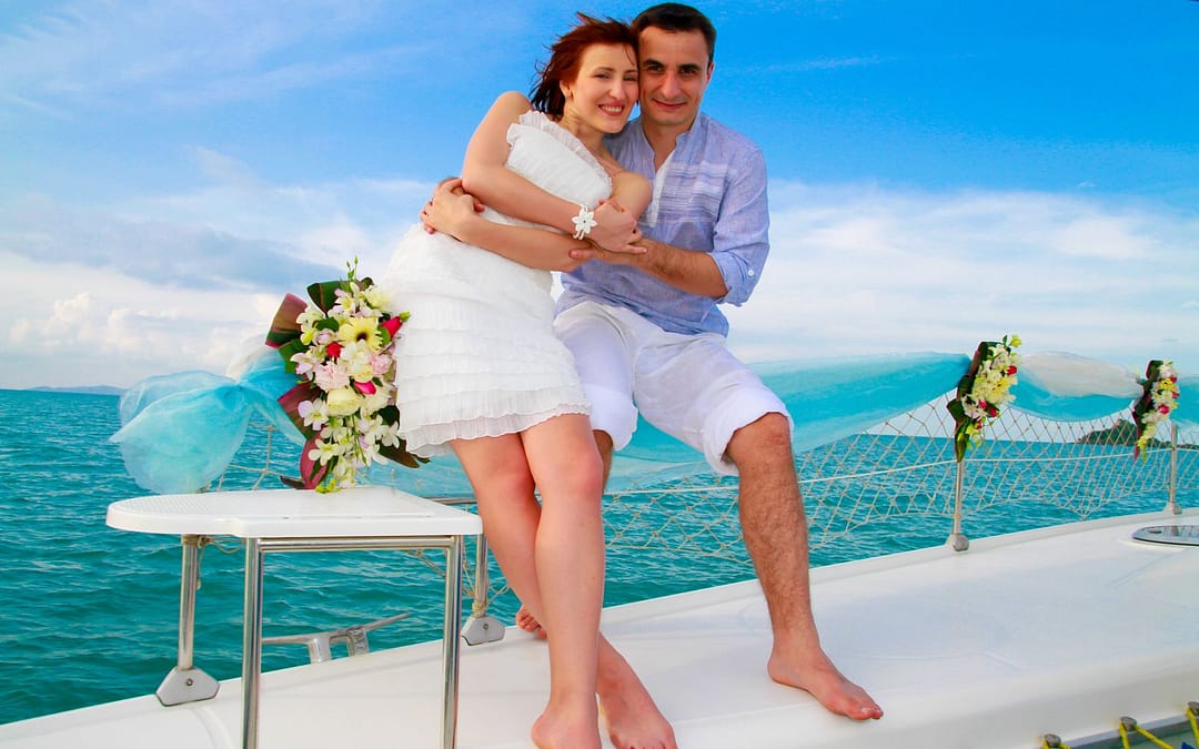 Свадьба на яхте в Таиланде. Остров Самуи