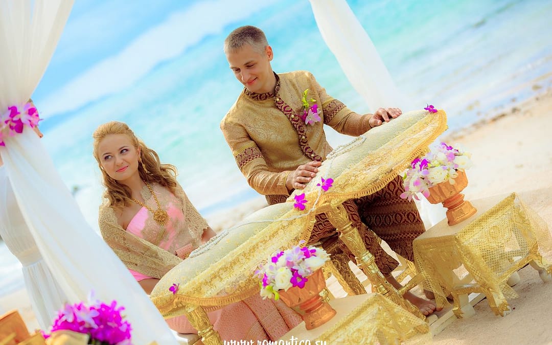 Свадьба в тайском стиле/буддийская свадебная церемония