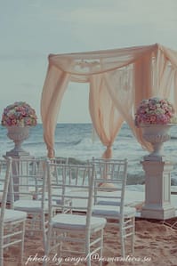 Wedding ceremony design on Samui Wedding and event planner in Thailand. Hua Hin, Samui and Chang islands and others Vintage