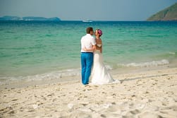 Свадебная церемония на коралловом острове