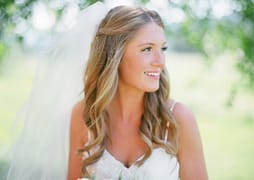 Пример свадебной укладки