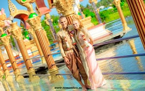 Buddhist ceremony in the temple