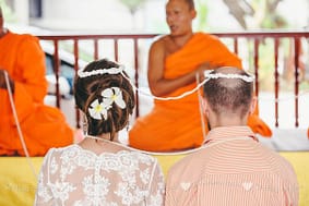 Wedding with Buddhist monks on Samui Wedding and event planner in Thailand. Hua Hin, Samui and Chang islands and others Ceremony with Buddhist monks on Koh Samui