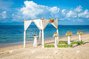 Wedding ceremony design on Samui Wedding and event planner in Thailand. Hua Hin, Samui and Chang islands and others Example of design on Samui 3