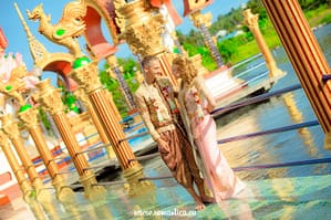 Wedding with Buddhist monks on Samui Wedding and event planner in Thailand. Hua Hin, Samui and Chang islands and others thai wedding suits