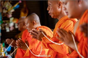Wedding with Buddhist monks on Samui Wedding and event planner in Thailand. Hua Hin, Samui and Chang islands and others Buddhist monks
