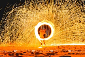 Fire show and fireworks Wedding and event planner in Thailand. Hua Hin, Samui and Chang islands and others Fire show 6
