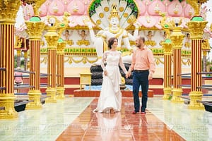 Свадьба с буддийскими монахами на Самуи