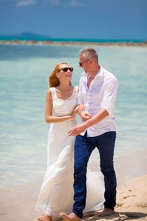 Séance photo tropicale à Koh Samui pour nos amoureux d'Allemagne Organisateur de mariages et de vacances en Thaïlande. Hua Hin Samui et les îles Chang et autres 9