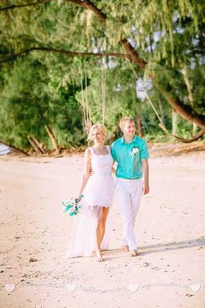 Свадьба E&V на пляже о. Самуи Организатор свадеб и праздников в Таиланде. Хуахин острова Самуи и Чанг и другие 15