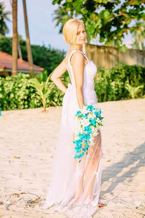 Свадьба E&V на пляже о. Самуи Организатор свадеб и праздников в Таиланде. Хуахин острова Самуи и Чанг и другие 16