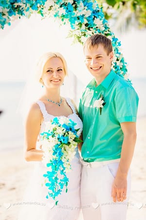 Свадьба E&V на пляже о. Самуи Организатор свадеб и праздников в Таиланде. Хуахин острова Самуи и Чанг и другие 18