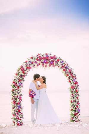 Свадьба M&N на пляже о. Самуи Организатор свадеб и праздников в Таиланде. Хуахин острова Самуи и Чанг и другие 24