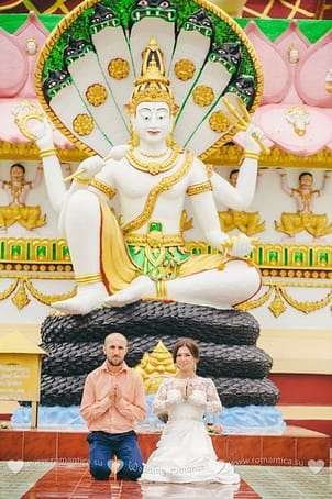 Свадьба на Самуи с буддийскими монахами, буддийская свадьба Организатор свадеб и праздников в Таиланде. Хуахин острова Самуи и Чанг и другие 10