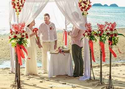 Свадьба на пляже Ко Чанг Таиланд