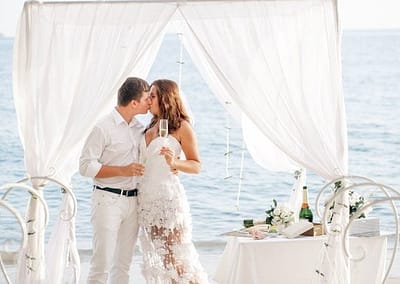 Сказочная свадебная церемония на острове Ко Чанг в Таиланде