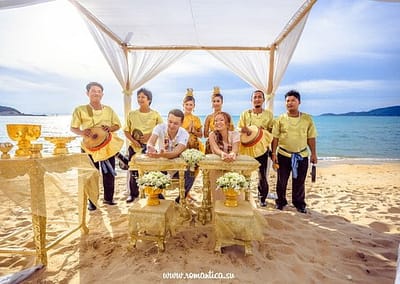 Свадьба в тайском стиле/буддийская свадебная церемония  на Самуи, Пхукете, Чанге.