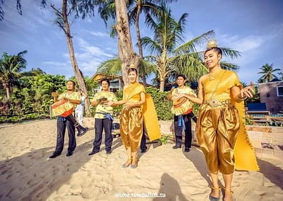 Свадьба в тайском стиле/буддийская свадебная церемония  на Самуи, Пхукете, Чанге.