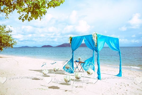 weißes und blaues Design