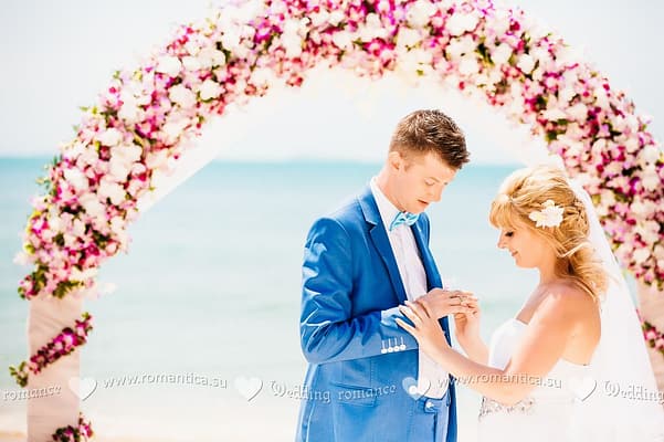 Свадебная церемония Дмитрия и Ольги на Самуи Организатор свадеб и праздников в Таиланде. Хуахин острова Самуи и Чанг и другие 19