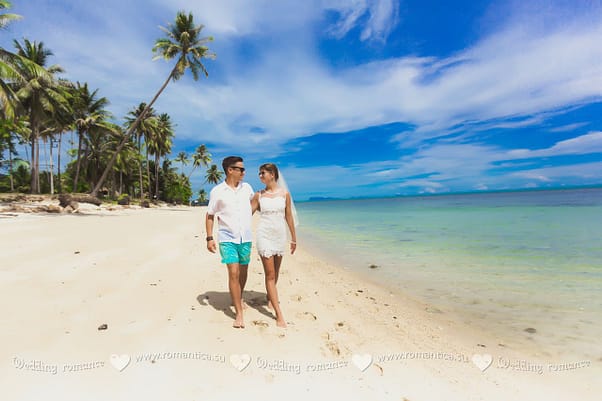 wedding photoshoot on Samui