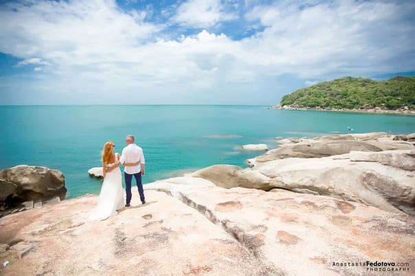 Séance photo tropicale à Koh Samui pour nos amoureux d'Allemagne Organisateur de mariages et de vacances en Thaïlande. Hua Hin Samui et les îles Chang et autres 1