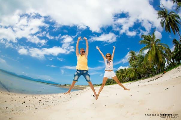 Séance photo tropicale à Koh Samui pour nos amoureux d'Allemagne Organisateur de mariages et de vacances en Thaïlande. Hua Hin Samui et les îles Chang et autres 21