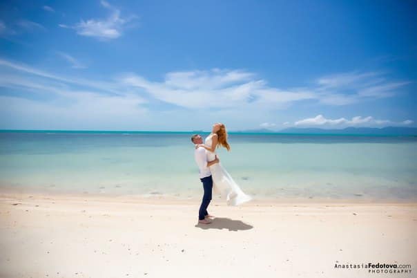 Séance photo tropicale à Koh Samui pour nos amoureux d'Allemagne Organisateur de mariages et de vacances en Thaïlande. Hua Hin Samui et les îles Chang et autres 5