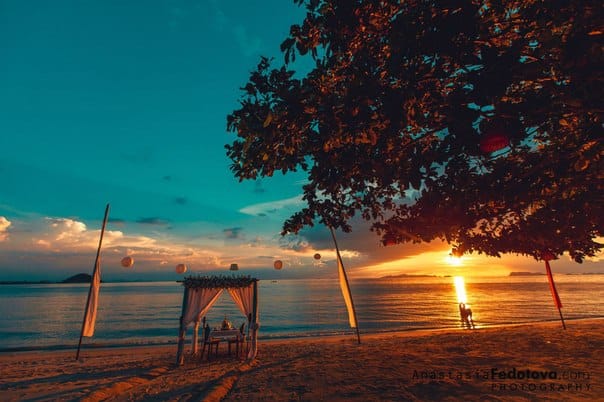 романтический ужин на Самуи