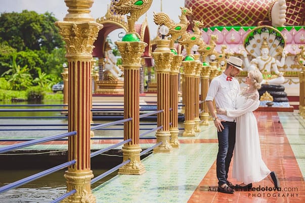 Свадьба на Самуи с буддийскими монахами, буддийская свадьба Организатор свадеб и праздников в Таиланде. Хуахин острова Самуи и Чанг и другие 33