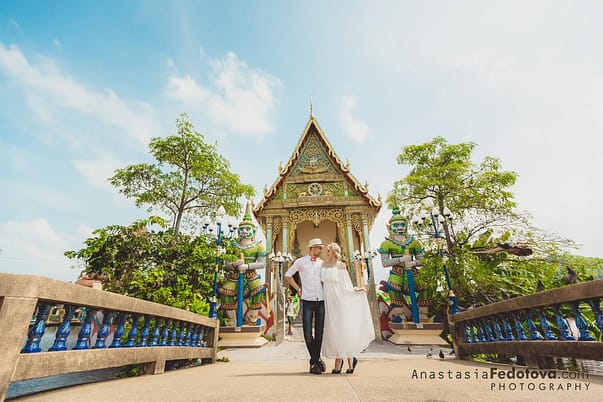 Свадьба на Самуи с буддийскими монахами, буддийская свадьба Организатор свадеб и праздников в Таиланде. Хуахин острова Самуи и Чанг и другие 43