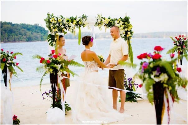 Hochzeit auf Samui auf einer einsamen Insel. Hochzeits- und Eventplaner in Thailand. Hua Hin, Samui, Chang und andere 2