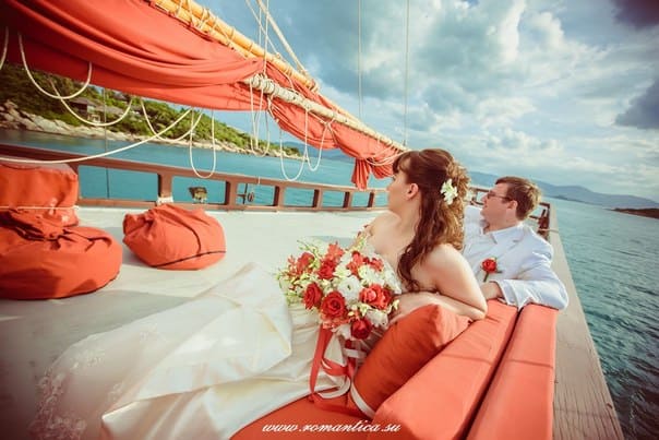 Свадьба на Самуи на Парусном корабле Организатор свадеб и праздников в Таиланде. Хуахин острова Самуи и Чанг и другие 2