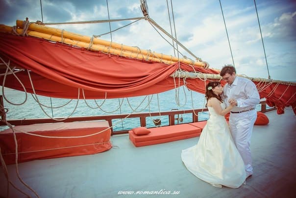 Свадьба на Самуи на Парусном корабле Организатор свадеб и праздников в Таиланде. Хуахин острова Самуи и Чанг и другие 7