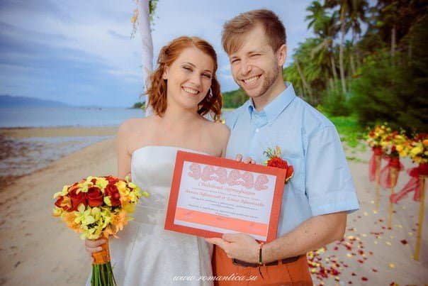 Церемония свадьбы в Тайланде