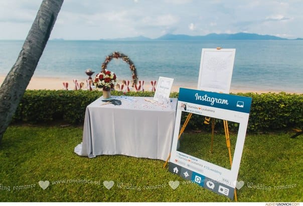 Фото-зона для гостей Организатор свадеб и праздников в Таиланде. Хуахин острова Самуи и Чанг и другие Фото-зона на Самуи_4