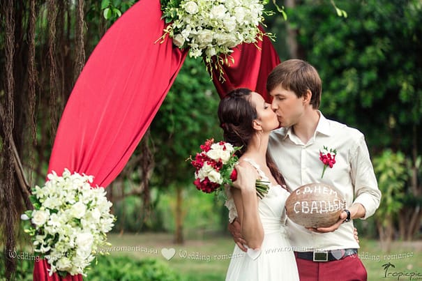 V&V Wedding in Marsala Colors in Tropical Garden Wedding and Event Planner in Thailand. Hua Hin, Koh Samui, Koh Chang and more R_WE5030 fn